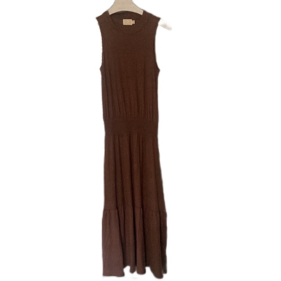 NWOT NATION LTD brown maxi dress size XS - Picture 3 of 11